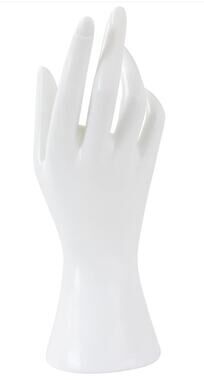Female Mannequin Hand Jewelry Display Stand White Bracelet Ring Holder NEW